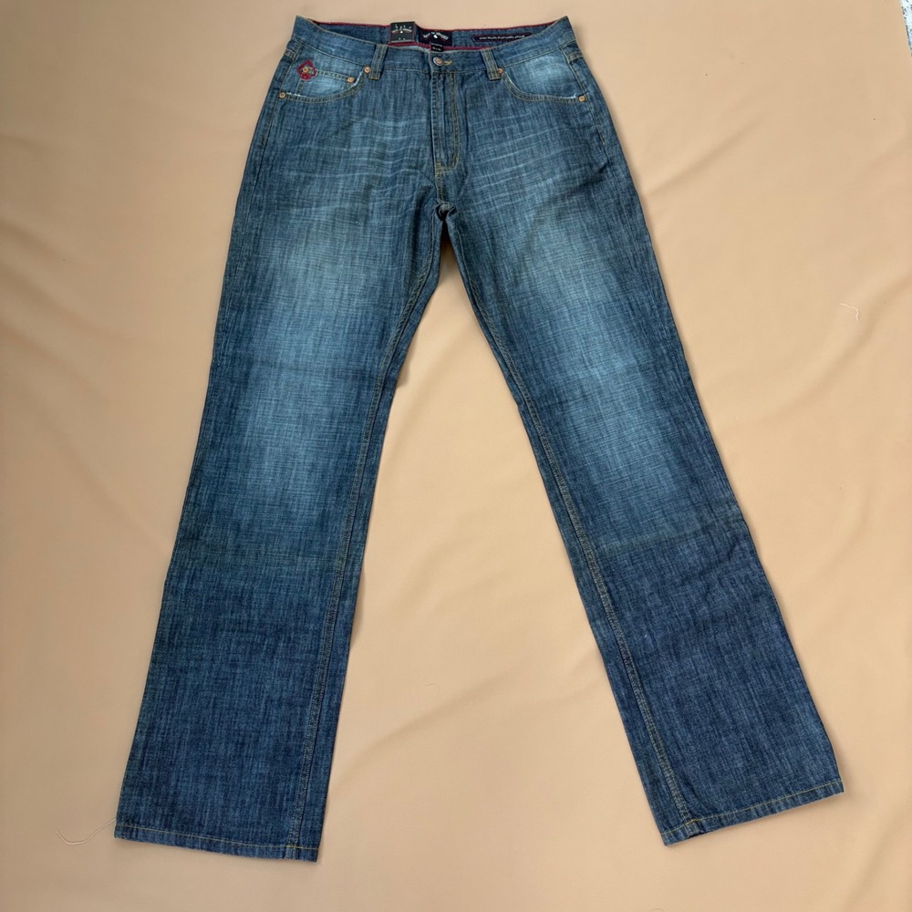 Jack of Spades Mens Jeans Vintage Relaxed Fit Straight Leg 34x34 New $145‎